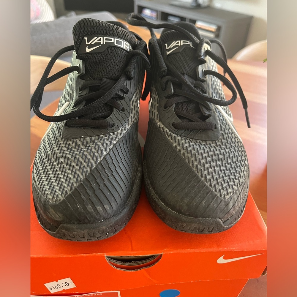 Nike Zoom Vapor Pro 2 Black and White Hardcourt Sneakers